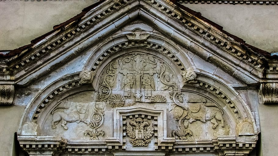 lintel, engraved, old, architecture, church, historic, artwork HD wallpaper