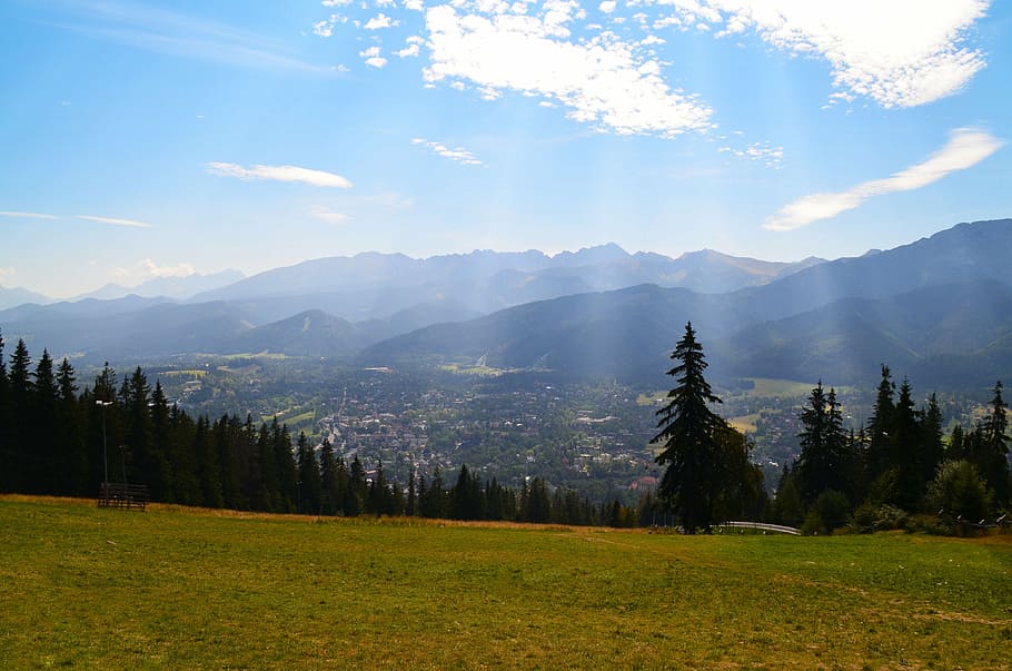 poland, buried, polish tatras, mountains, landscape, tatry, HD wallpaper