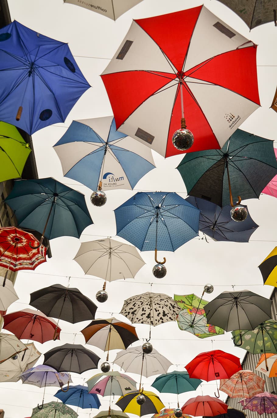umbrella, parasol, rainy weather, april weather, screens, art, HD wallpaper