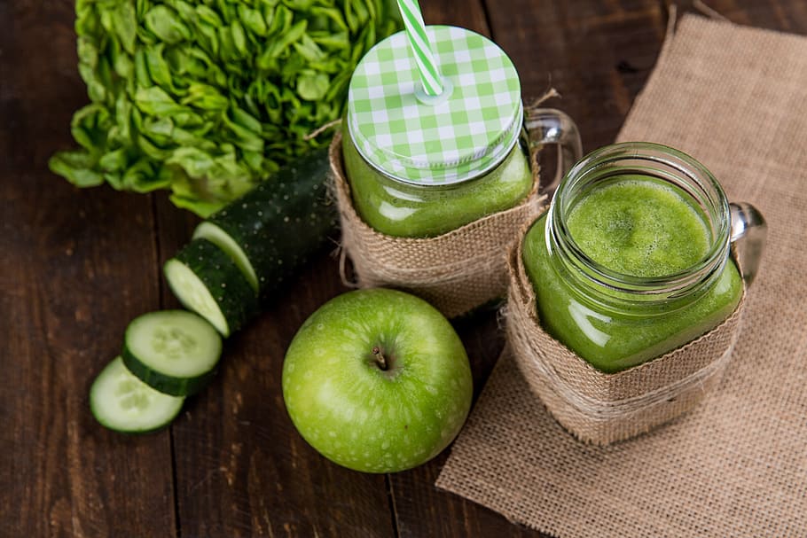 healthy, vegetables, wood, mug, apple, close-up, cucumber, delicious HD wallpaper
