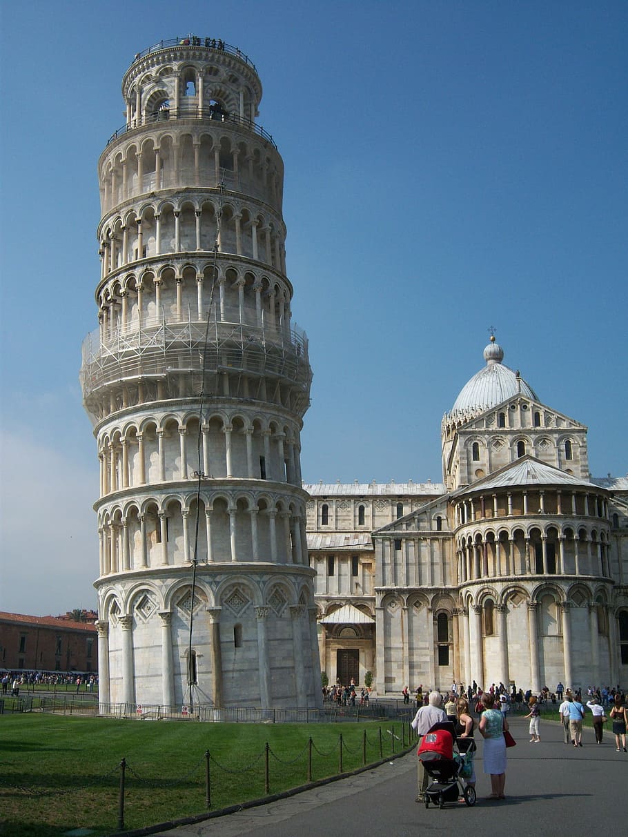 HD wallpaper: italy, leaning tower of pisa, tourist attraction ...