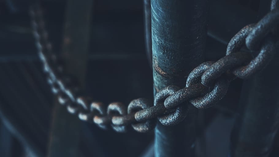 grey steel chain, nature, abstract, connection, strength, metal HD wallpaper