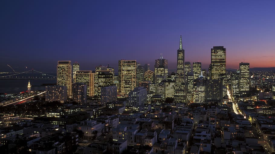 cityscape, san francisco, california, skyline, architecture, HD wallpaper