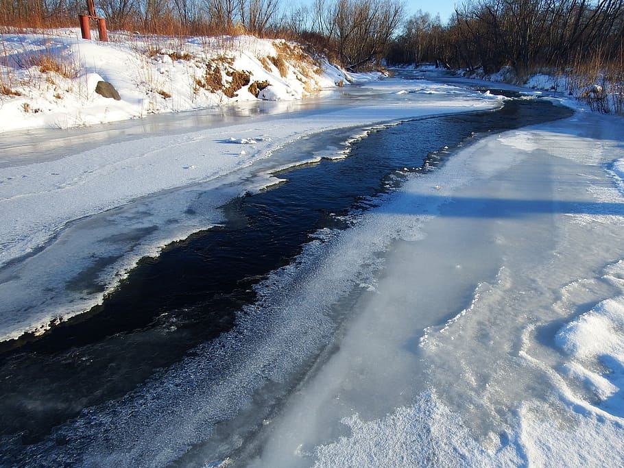 river, back on track, bend, water, for, turn the river, evening HD wallpaper