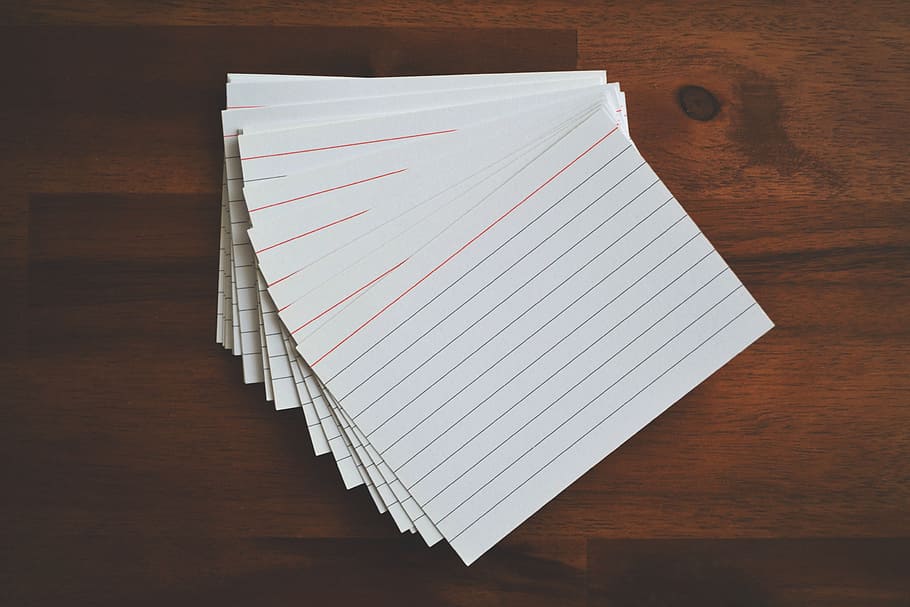 notebook, writing, school, document, blank, cards, composition HD wallpaper
