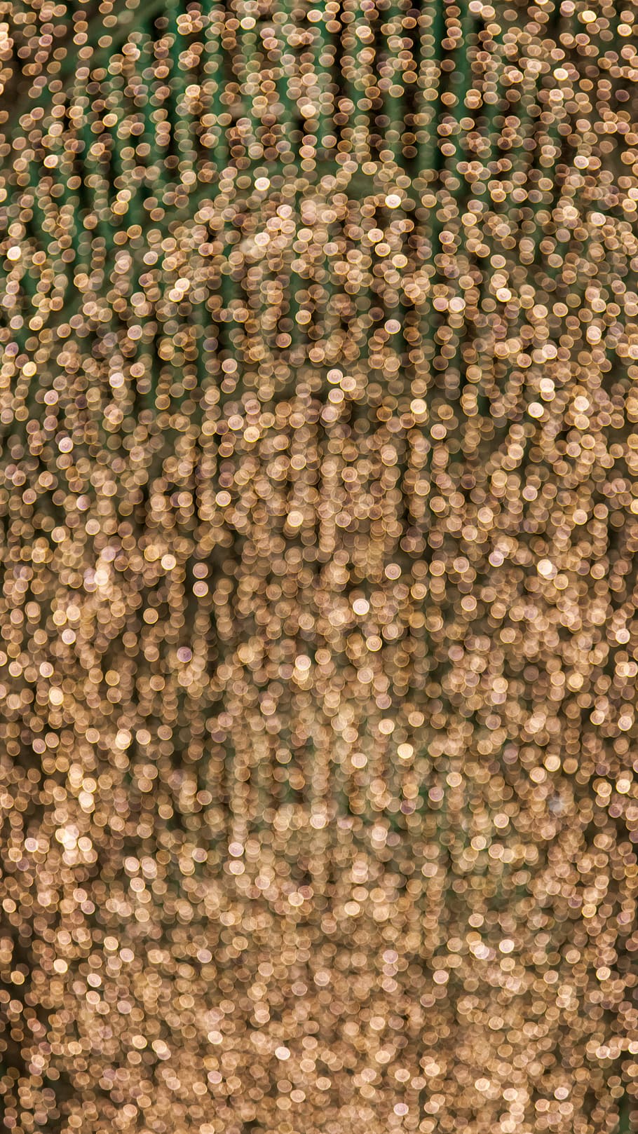 untitled, bokeh, lights, gold, string light, christmas, full frame HD wallpaper