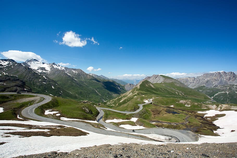 mountain, nature, landscape, sky, vista, hiking, mountain landscape HD wallpaper