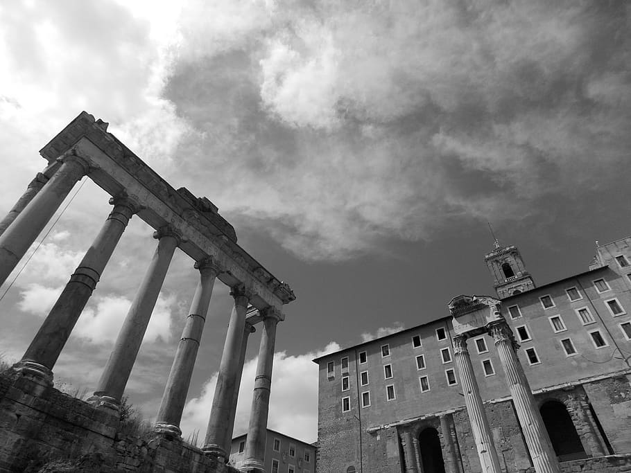 forum romanum, rome, italy, architecture, ruins, old, ancient
