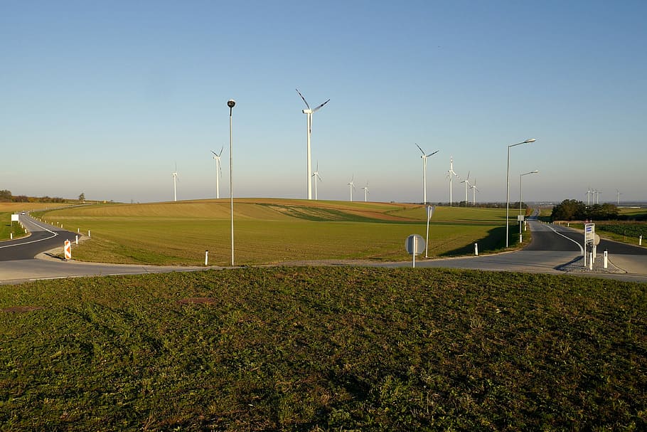 Austria, Fields, Propeller, trip, the propeller, power, energy HD wallpaper
