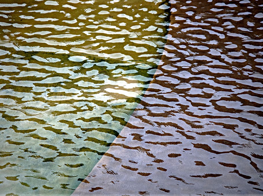 Ripple, Water, Surface, Pattern, Wave, abstract, shadow, contrast