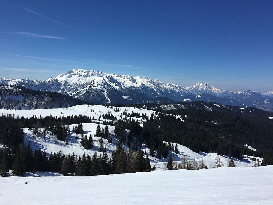 mountain, austria, summit, snow, winter, cold temperature, scenics - nature HD wallpaper