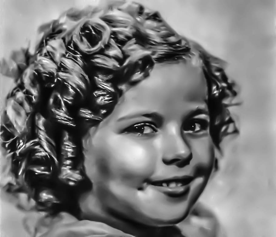 Shirley Temple - Female, Portrait, hollywood, film, v, actress