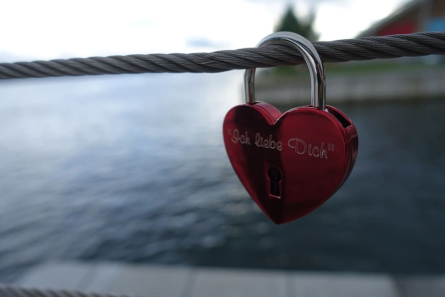 HD wallpaper: love, romantic, heart, lock, heart shape, hanging, safety,  padlock | Wallpaper Flare