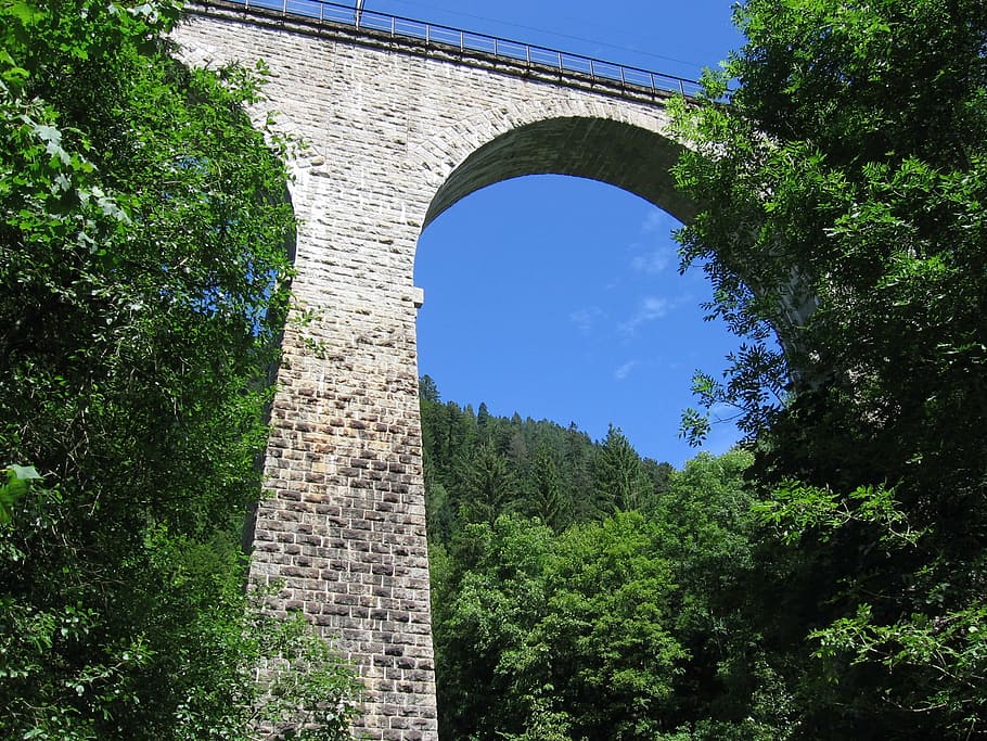 black forest, viaduct, building, bridge - Man Made Structure HD wallpaper
