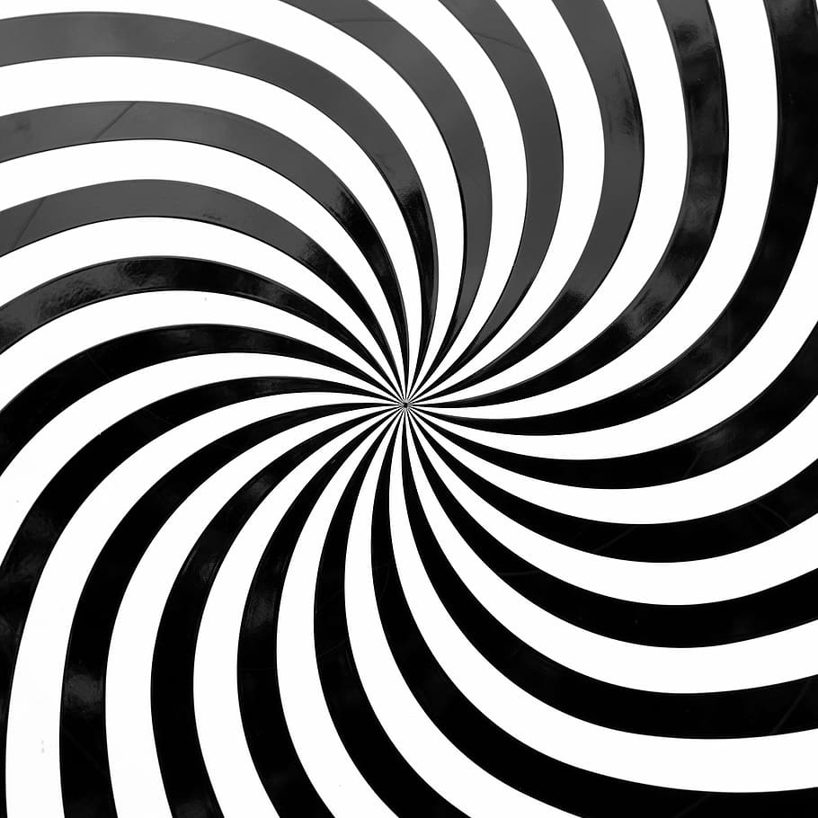 HD wallpaper: white and black spiral illustration, optical deception,  graphic | Wallpaper Flare