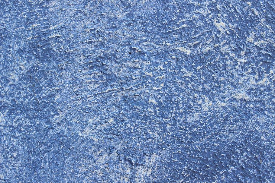 blue concrete surface, wall, texture, abstract, background HD wallpaper