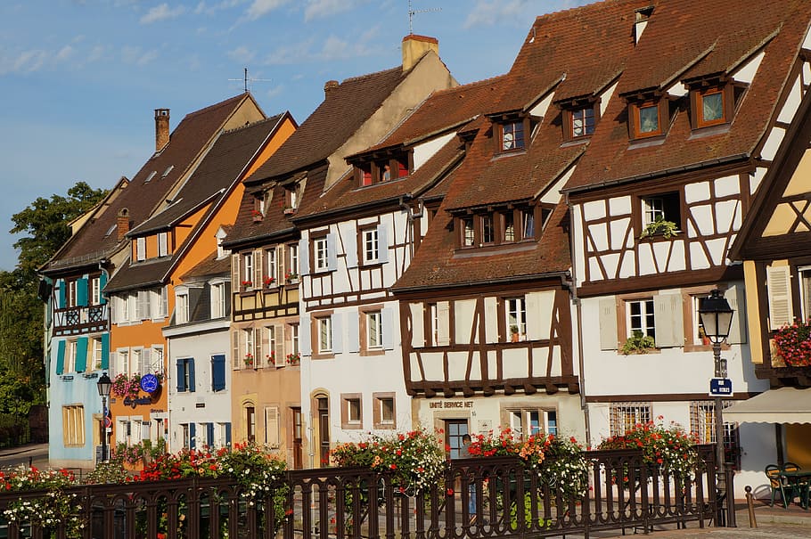 home, architecture, colmar, alsace, france, historically, facade HD wallpaper