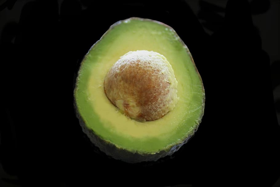 Avocado, Fruit, Isolated, Food, green, organic, nutrition, vegetable HD wallpaper