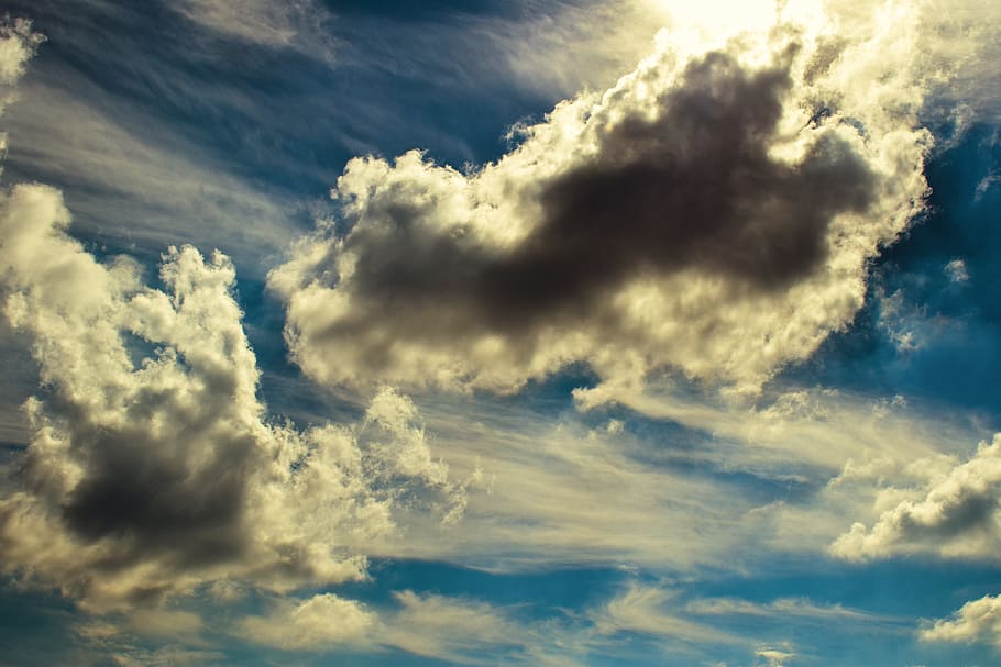 clouds, sky, nature, weather, light, sunlight, air, cloudscape HD wallpaper