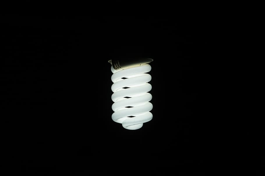 close-up, dark, electricity, illuminated, light, light bulb, HD wallpaper