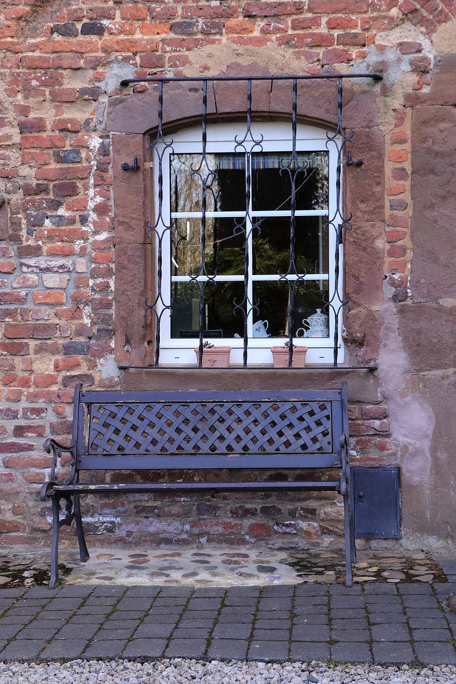 Window, Bank, Building, Rustic, Wall, sit, hauswand, historic home HD wallpaper