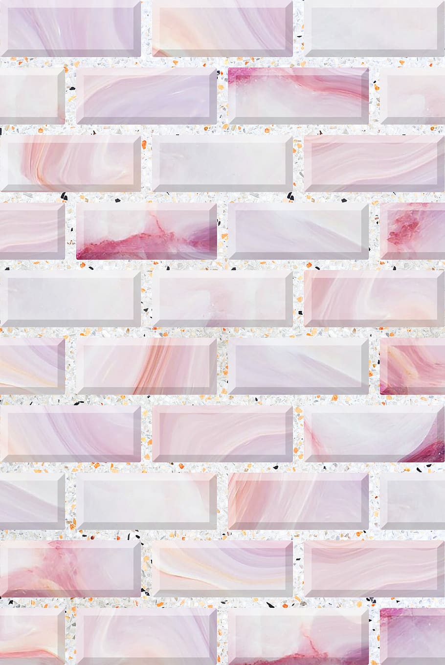 wall, wallpaper, tile, texture, pink color, in a row, no people HD wallpaper
