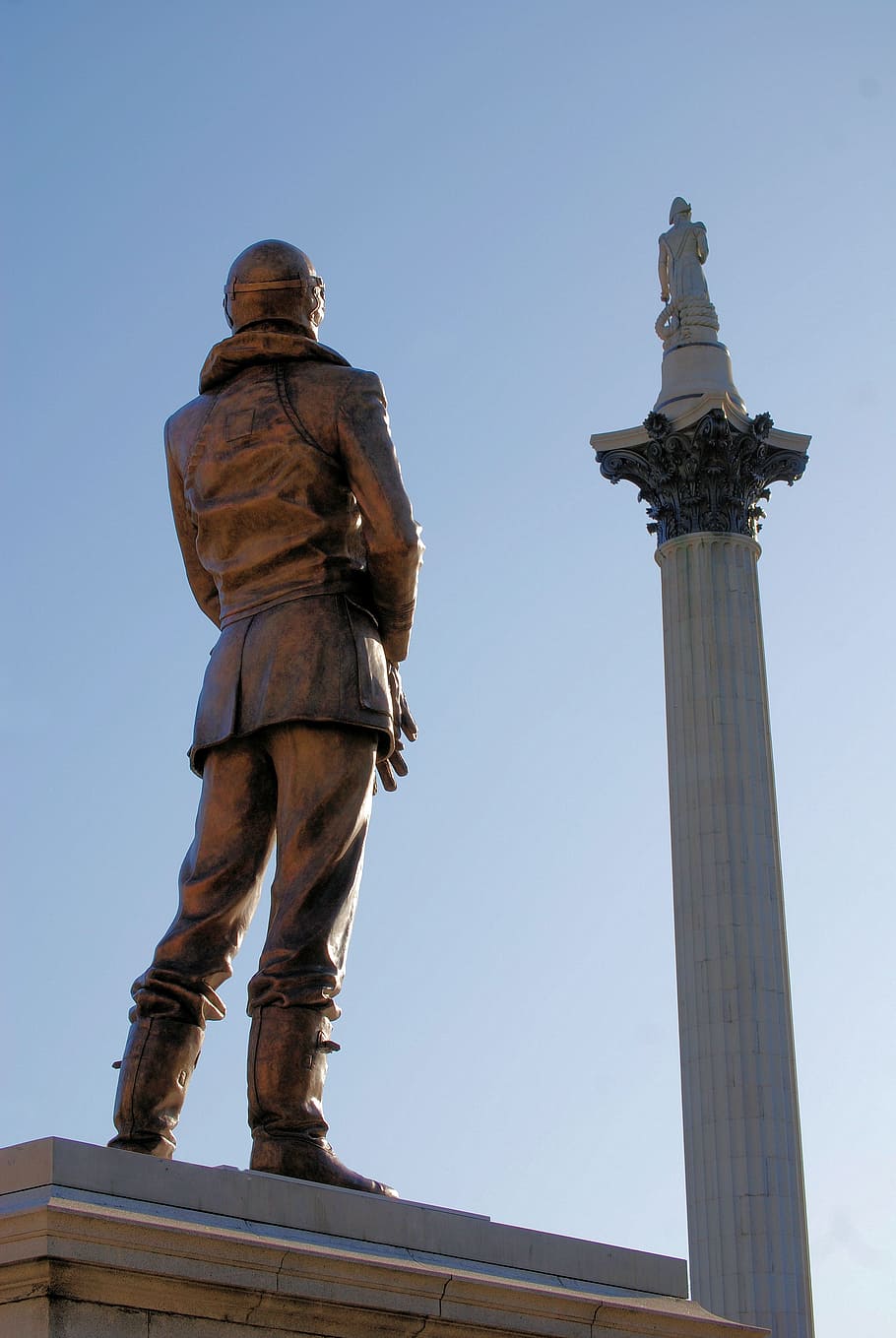 monument, parks, keith, aviator, london, human representation HD wallpaper