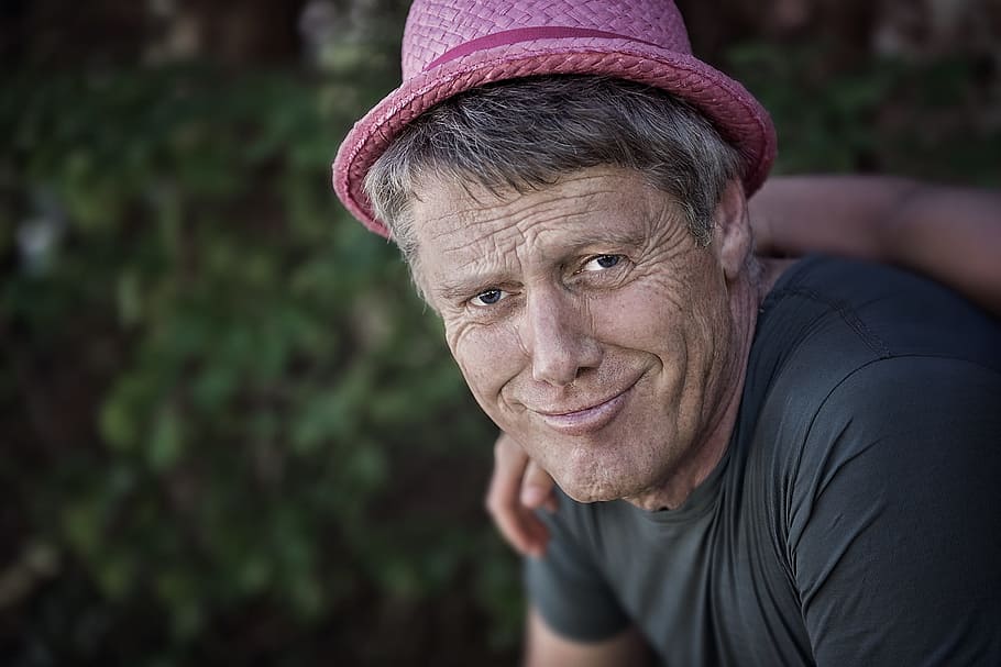 Person, Human, Hat, Face, Portrait, close, adults only, one man only HD wallpaper