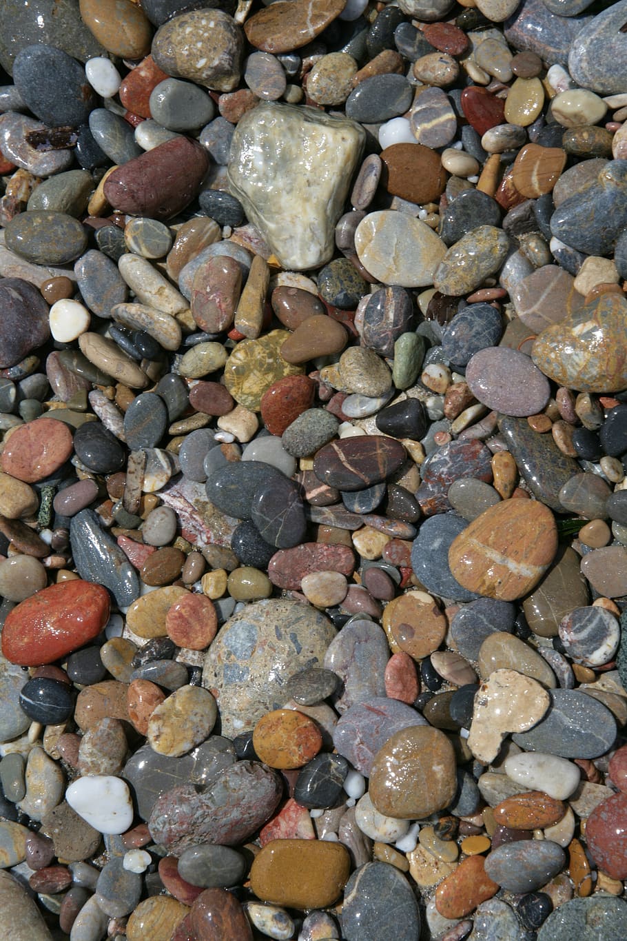 stones, pebble, beach, background, pattern, brown, black, pebbles HD wallpaper