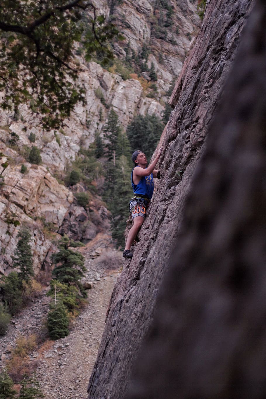 climbing, utah, nature, determined, adventure, outdoors, sport HD wallpaper