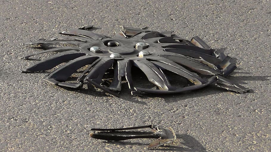 Wheel Cover, Broken, Fragmented, transient, transience, damage HD wallpaper