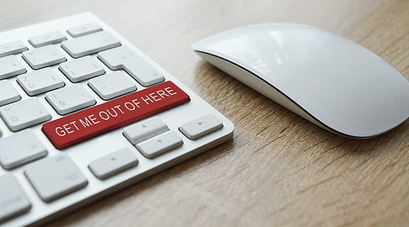 white Apple magic mouse, get me out, escape, danger, security HD wallpaper