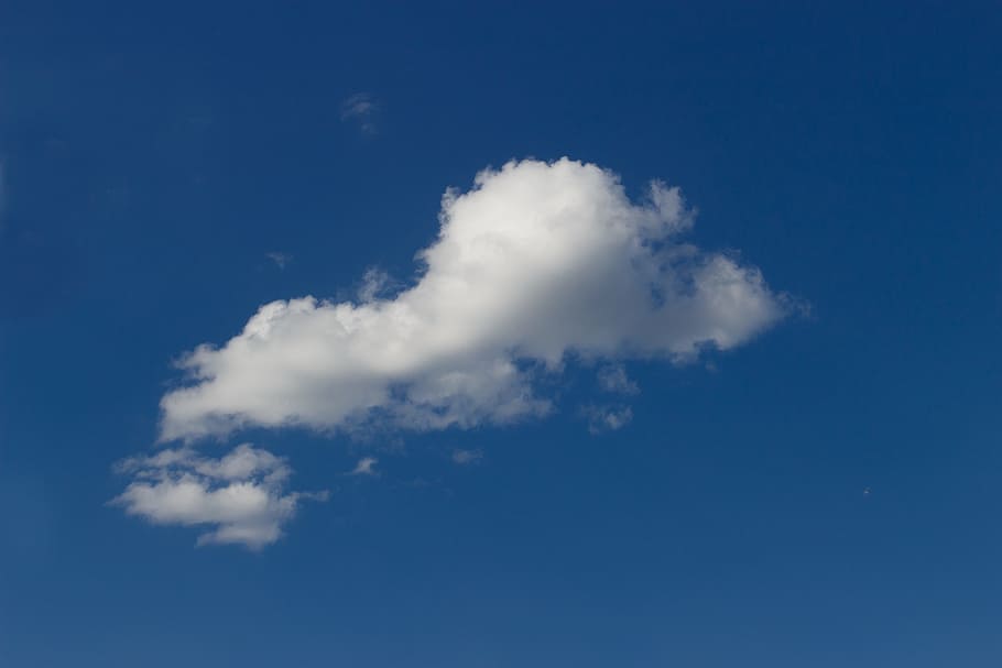 Cloud, Cloudlet, Sky, Blue, Clouds, summer, white, day, height HD wallpaper