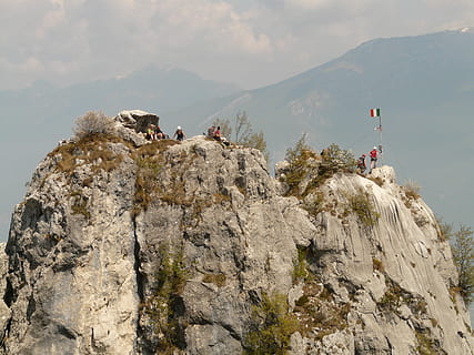 Summit, Mountain, Rock, Target, summit target, great, top, italy HD wallpaper