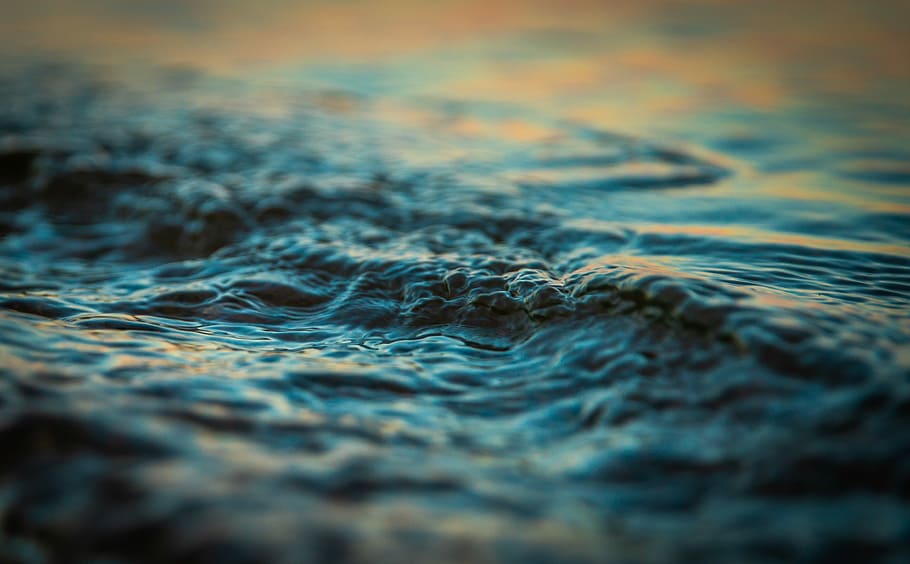close-up photo of body of water, closeup photo of body of water HD wallpaper