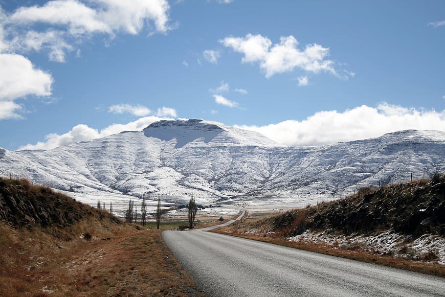 HD wallpaper south africa, eastern cape, mountains, snow, winter