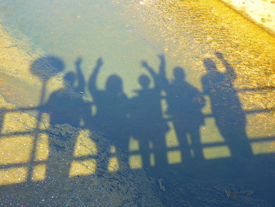 Shadow Play, Human, focus on shadow, real people, men, day HD wallpaper