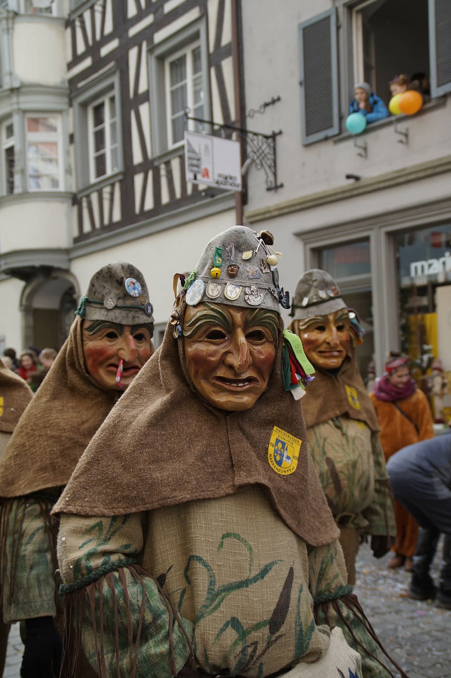 face, head, figure, fool, haestraeger, carnival, fools jump HD wallpaper