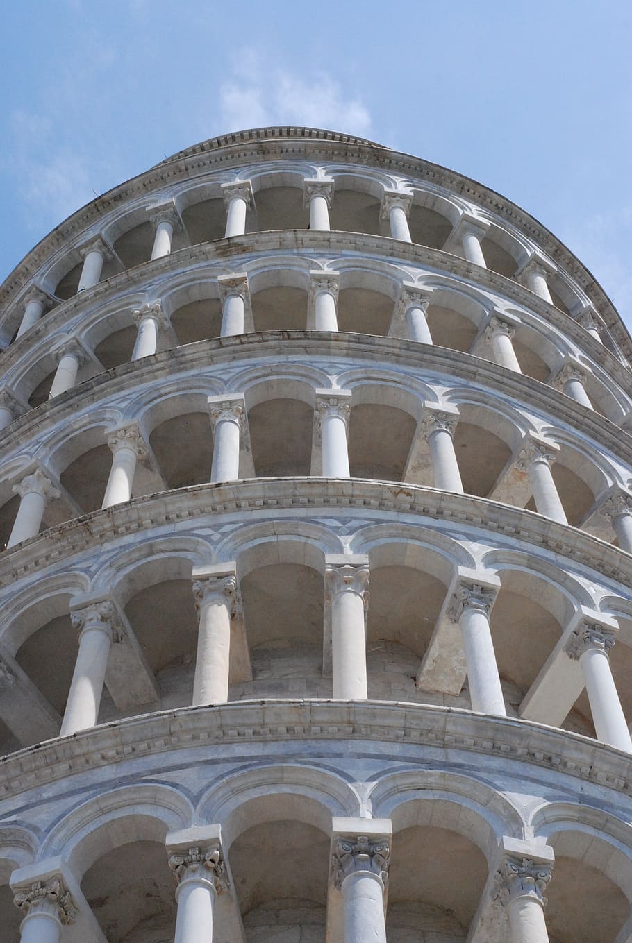 pisa, architecture, tower, leaning tower, italy, medieval, low angle view HD wallpaper