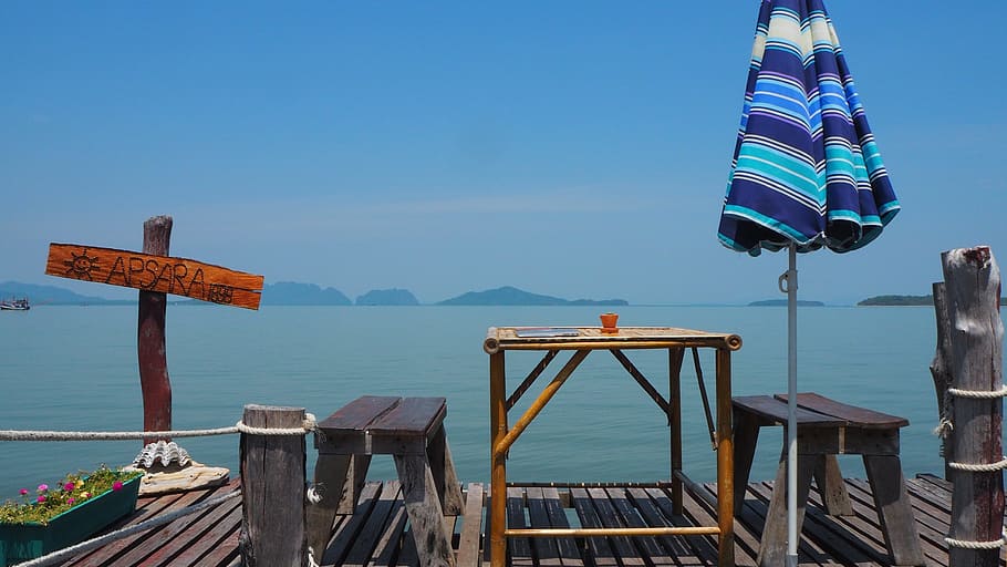 Digital Nomad, Work By The Sea, work environment, remote work HD wallpaper