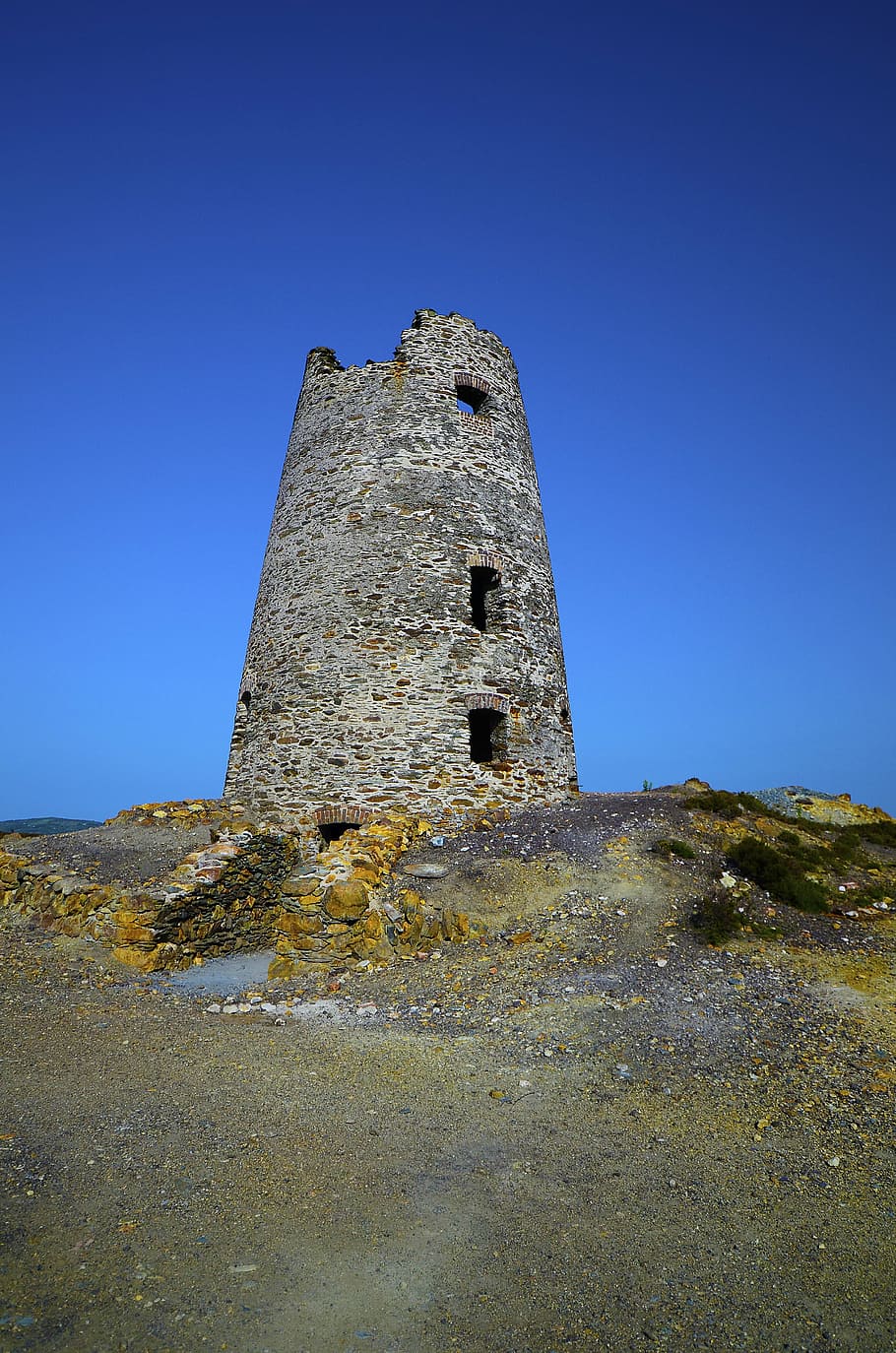 castle, old, architecture, stone, tower, north wales, isle of anglesey, HD wallpaper