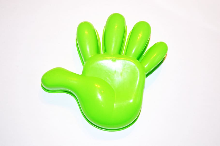Model, Hand, Plastic, Palms, Inside, green, fingers, left, single HD wallpaper