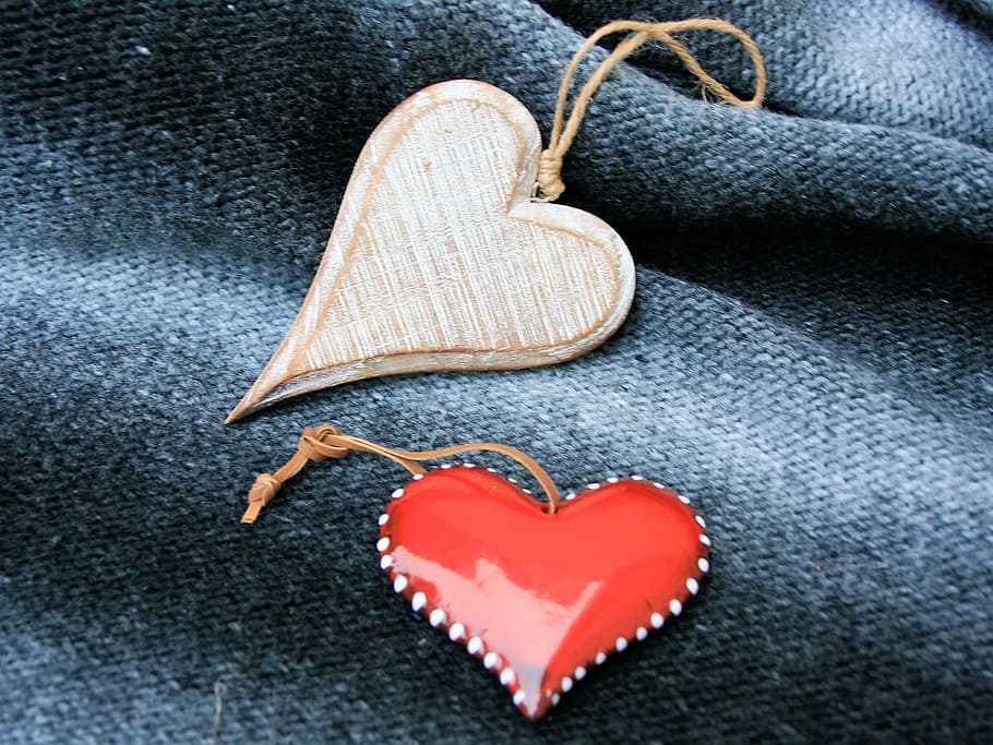 para, gray, weave, texture, heart, no one, love, shape, wooden HD wallpaper