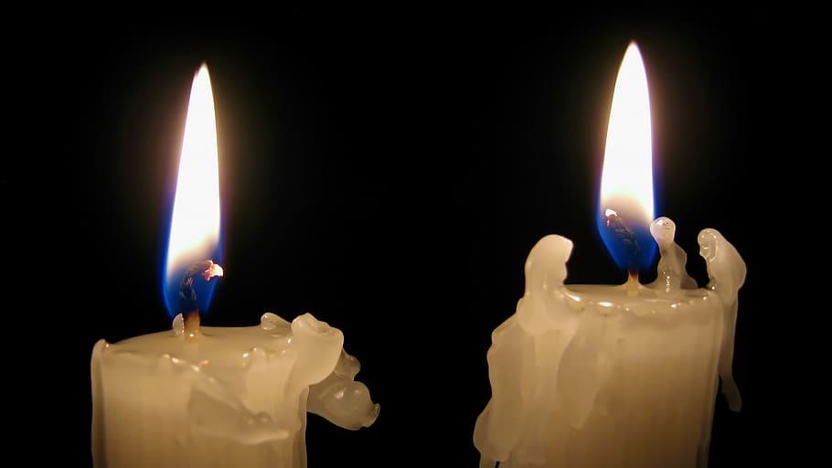 candle, light, darkness, fire, burning, flame, fire - natural phenomenon HD wallpaper