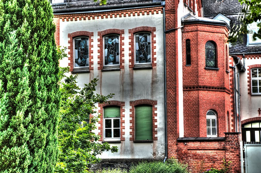 monastery, building, facade, architecture, hdr, herrschbach HD wallpaper