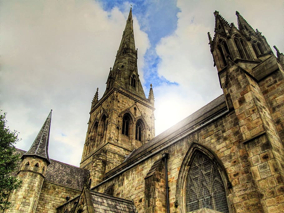 grey and black Notre Dame, cathedral, architecture, structure HD wallpaper