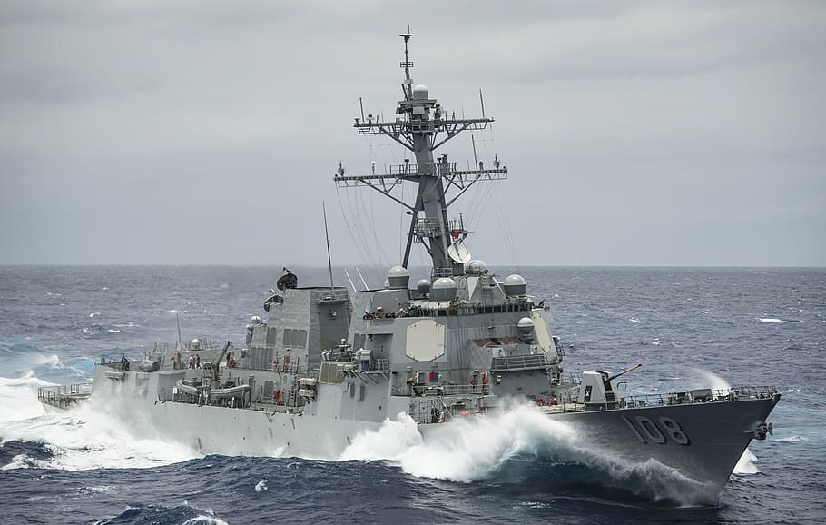 uss wayne e, meyer, ddg 108, arleigh burke-class, nautical vessel HD wallpaper