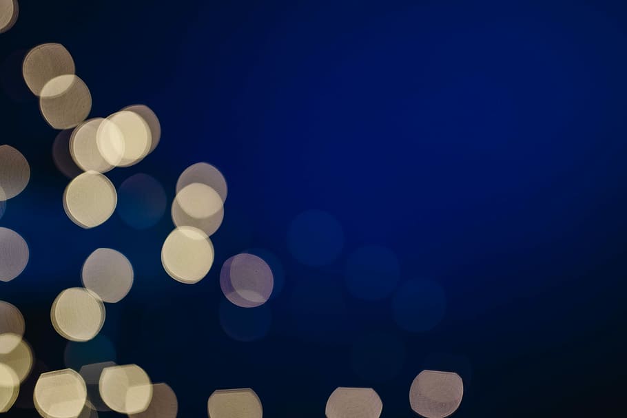 White abstract bokeh lights, background, blurred, glow, defocused, HD wallpaper