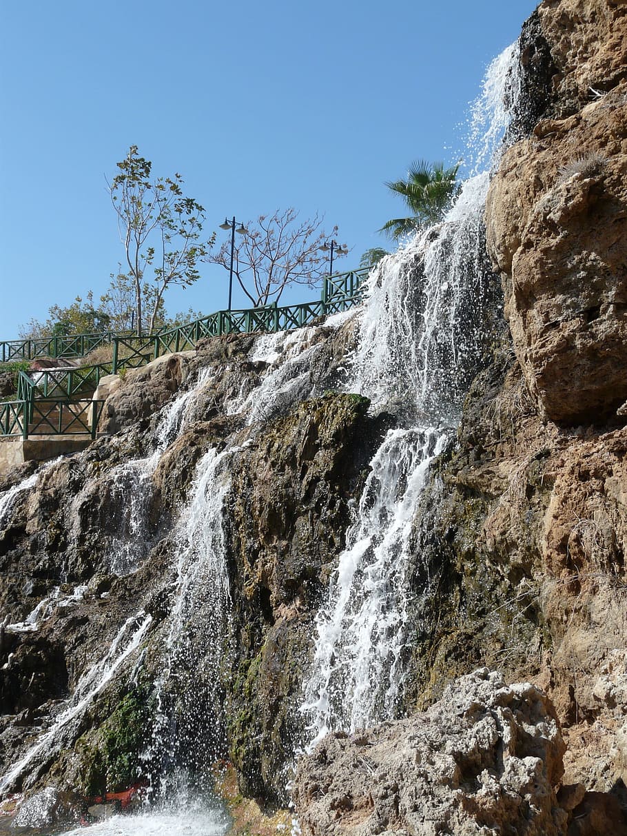 Waterfall, Bach, Murmur, upper düden waterfall, duden park HD wallpaper