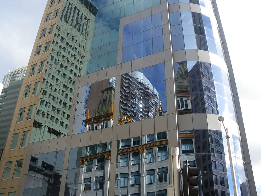 professional, building, reflection, built structure, building exterior HD wallpaper